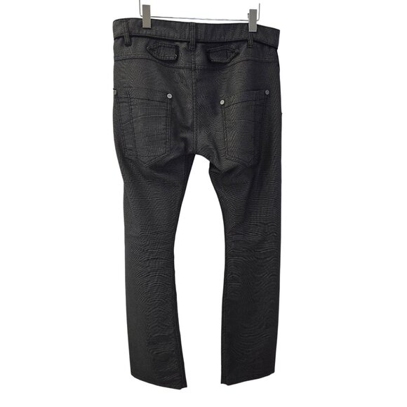 DSquared2 Emergency Sustenance Dot Print Zipper Embellished Pants Size 32 - Picture 2 of 11